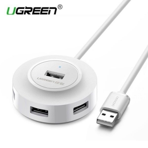 USB 2.0 Hub 1/4  1m beli CR106 Ugreen        