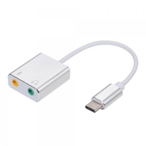 USB C Audio Adapter Sound Card Channel 7.1 CS