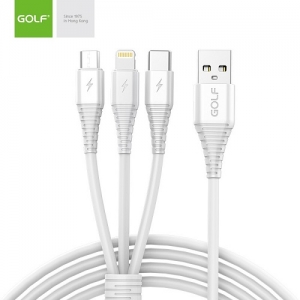USB data kabl 3/1 GOLF GC-85 beli            