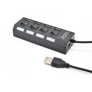 USB HUB 4in1 HUB-215 crni hi-speed           