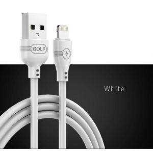 USB kabl na lighting usb 1m GOLF GC-63i beli 