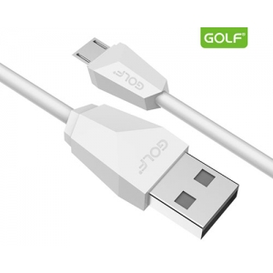 USB kabl na mikro usb 2m GOLF GC-27M beli    