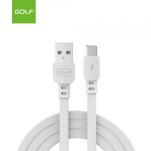 USB kabl na Tip C 1m GOLF GC-66T beli        