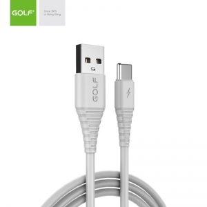 USB kabl na Tip C usb 1m GOLF GC-64t beli    