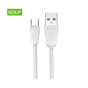 USB kabl na Tip C usb 2m GOLF GC-27T beli    