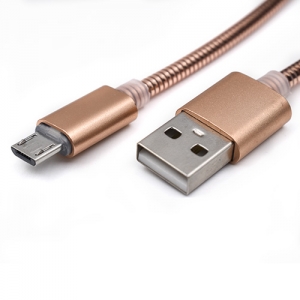 USB metalni kabl Mikro 1m MAB-K010 Pink      