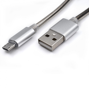 USB metalni kabl na Mikro 1m MAB-K010 Silver 