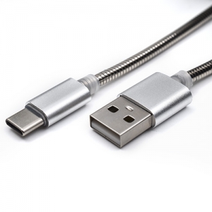 USB metalni kabl na Tip C 1m CAB-K010 Silver 