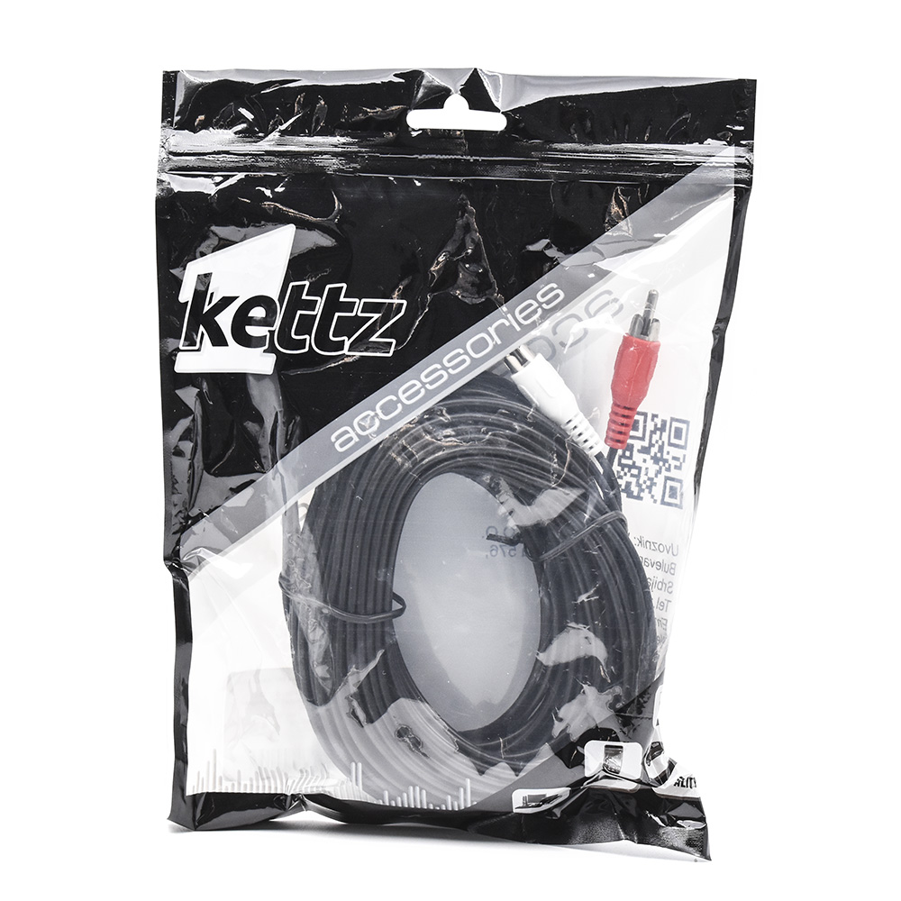 Stereo 3.5mm na 2RCA kabl 10m Kettz S2R-100 stereo 3 5mm na 2rca kabl 10m kettz s2r 100 2501_1.jpg