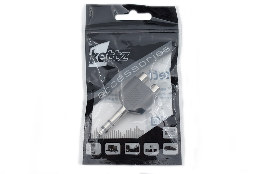 Stereo Adapter 6.35mm M na 2RCA Ž Kettz MC48 stereo adapter 6 35mm m na 2rca z kettz mc48 2295_1.jpg