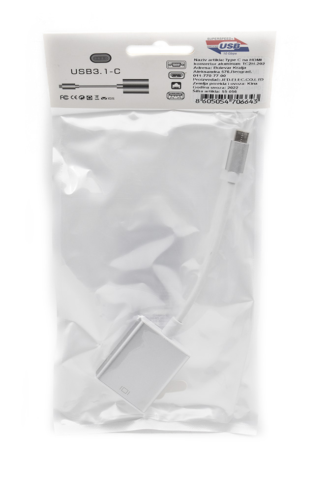 Type C na HDMI konvertor aluminum TC2H-202 type c na hdmi konvertor aluminum tc2h 202 3391_1.jpg