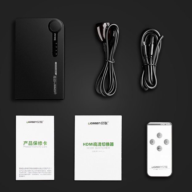 Ugreen HDMI Switch 3x1 3D 4K (40234) ugreen hdmi switch 3x1 3d 4k 40234 4160_4.jpg