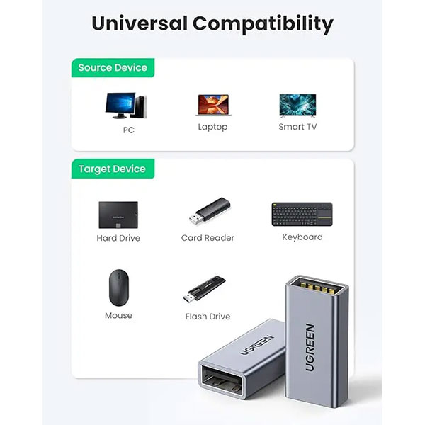 UGREEN US381 USB 3.0 žensko-ženski adapter ugreen us381 usb 3 0 zensko zenski adapter 5245_1.jpg