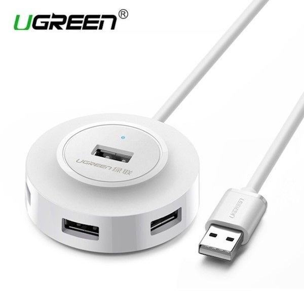 USB 2.0 Hub 1/4 1m beli CR106 Ugreen usb 2 0 hub 1 4 1m beli cr106 ugreen 2962_.jpg