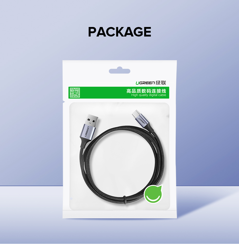 USB-A 2.0 na USB tip C Alu. 1.5m UGREEN usb a 2 0 na usb tip c alu 1 5m ugreen 3414_2.jpg