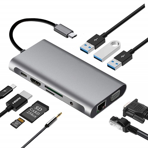 Xtreme Type C Hub 3-in-1 Multi-Port Adapter PC/Mac/Laptops HDMI USB Type-C