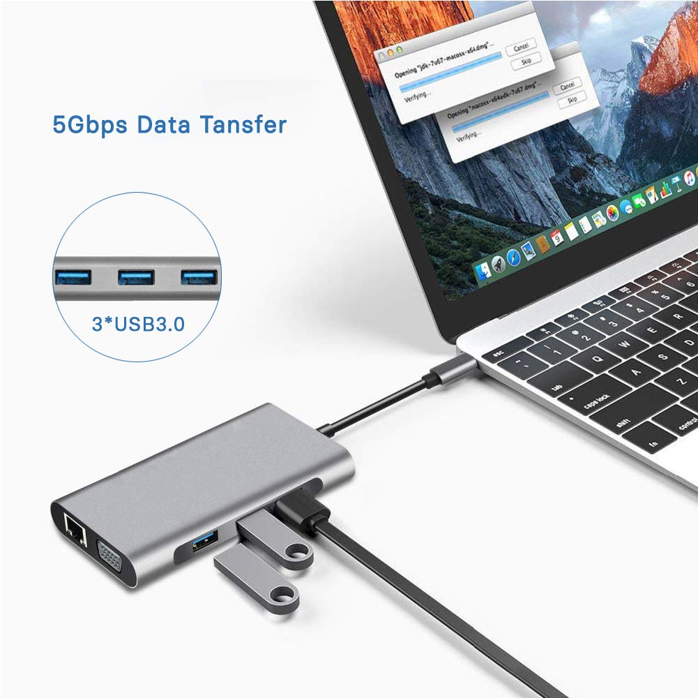 USB C HUB 10in1 tip C KT-HUC-10.1 usb c hub 10in1 tip c kt huc 10 1 3519_2.jpg