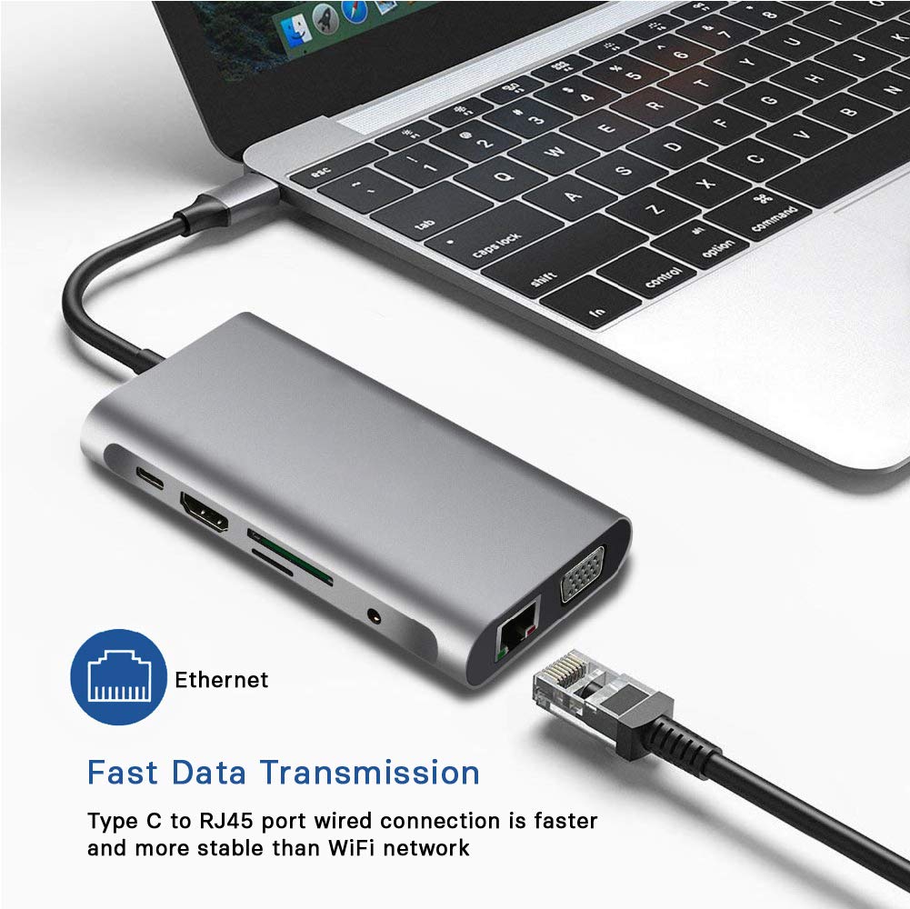 USB C HUB 10in1 tip C KT-HUC-10.1 usb c hub 10in1 tip c kt huc 10 1 3519_4.jpg