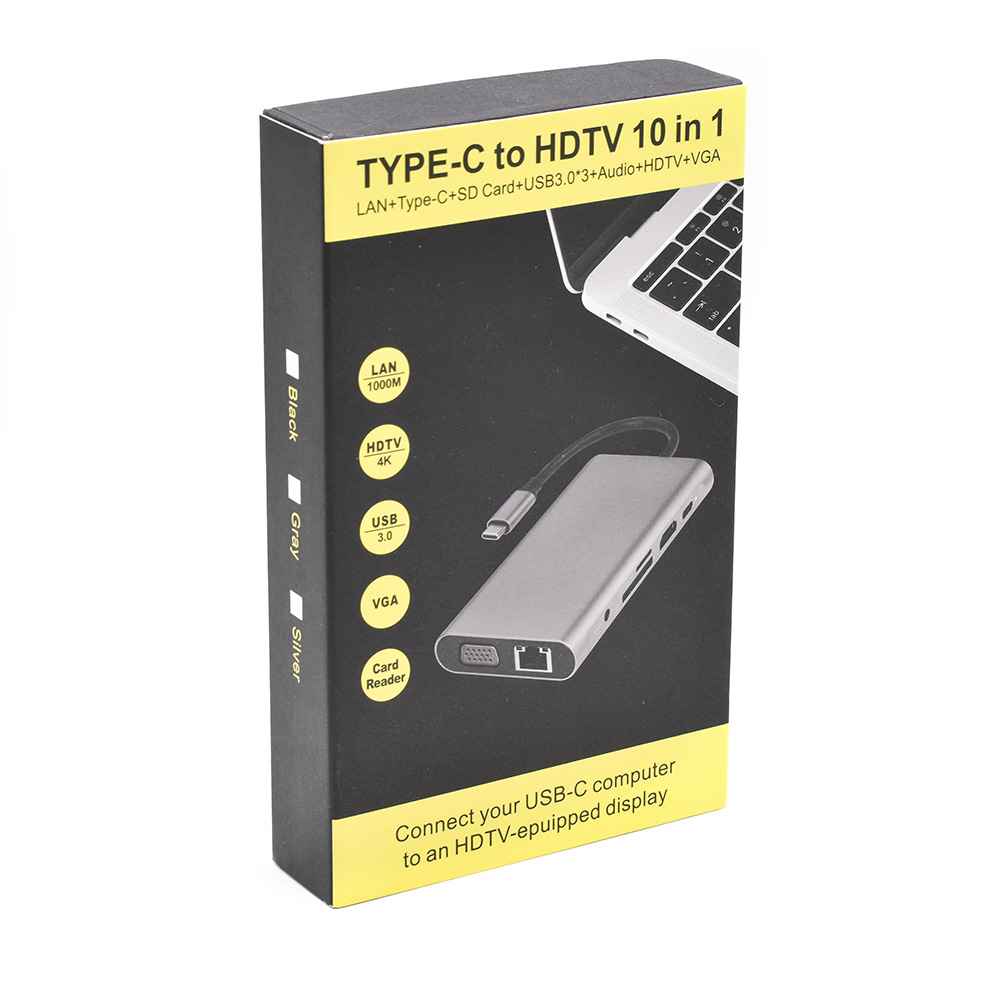 USB C HUB 10in1 tip C KT-HUC-10.1 usb c hub 10in1 tip c kt huc 10 1 3519_5.jpg