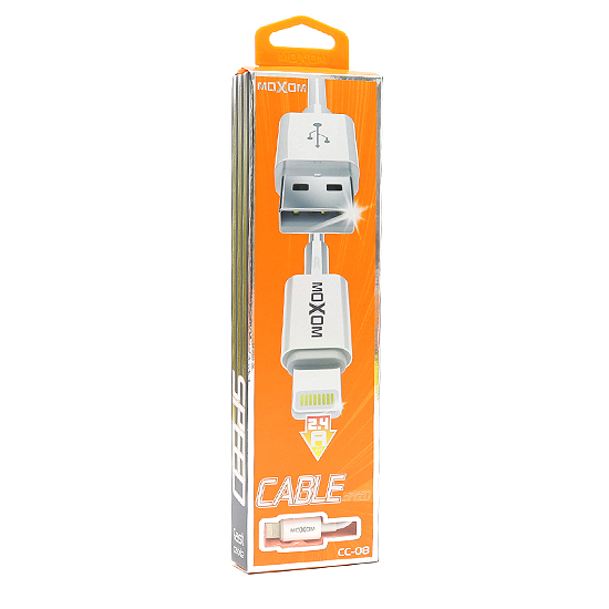 USB data kabl Moxom CC-08 Iphone 1m beli usb data kabl moxom cc 08 iphone 1m beli _1.jpg