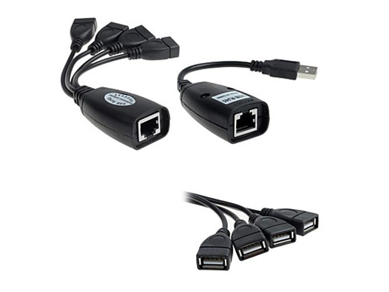 USB Extender 1x4 do 45m UEX-059 USB2.0 usb extender 1x4 do 45m uex 059 usb2 0 1957_1.jpg