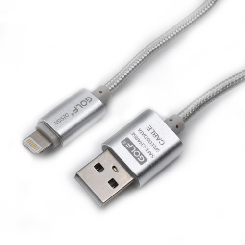 USB kabl na lighting 3m GOLF GC-10i silver usb kabl na lighting 3m golf gc 10i silver 2425_11.jpg