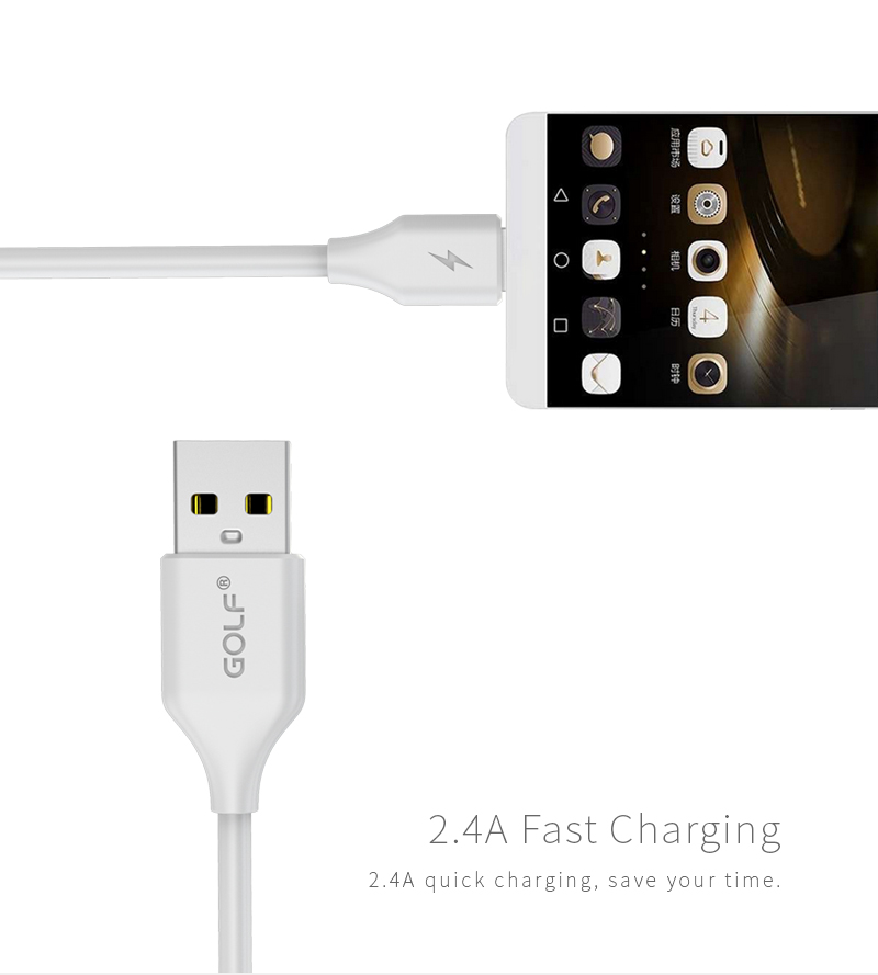 USB kabl na mikro usb 1m GOLF GC-59M beli usb kabl na mikro usb 1m golf gc 59m beli 1620_1.jpg