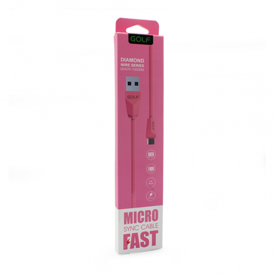 USB kabl na tip C usb 1m GOLF GC-27T pink usb kabl na tip c usb 1m golf gc 27t pink 1629_0.png