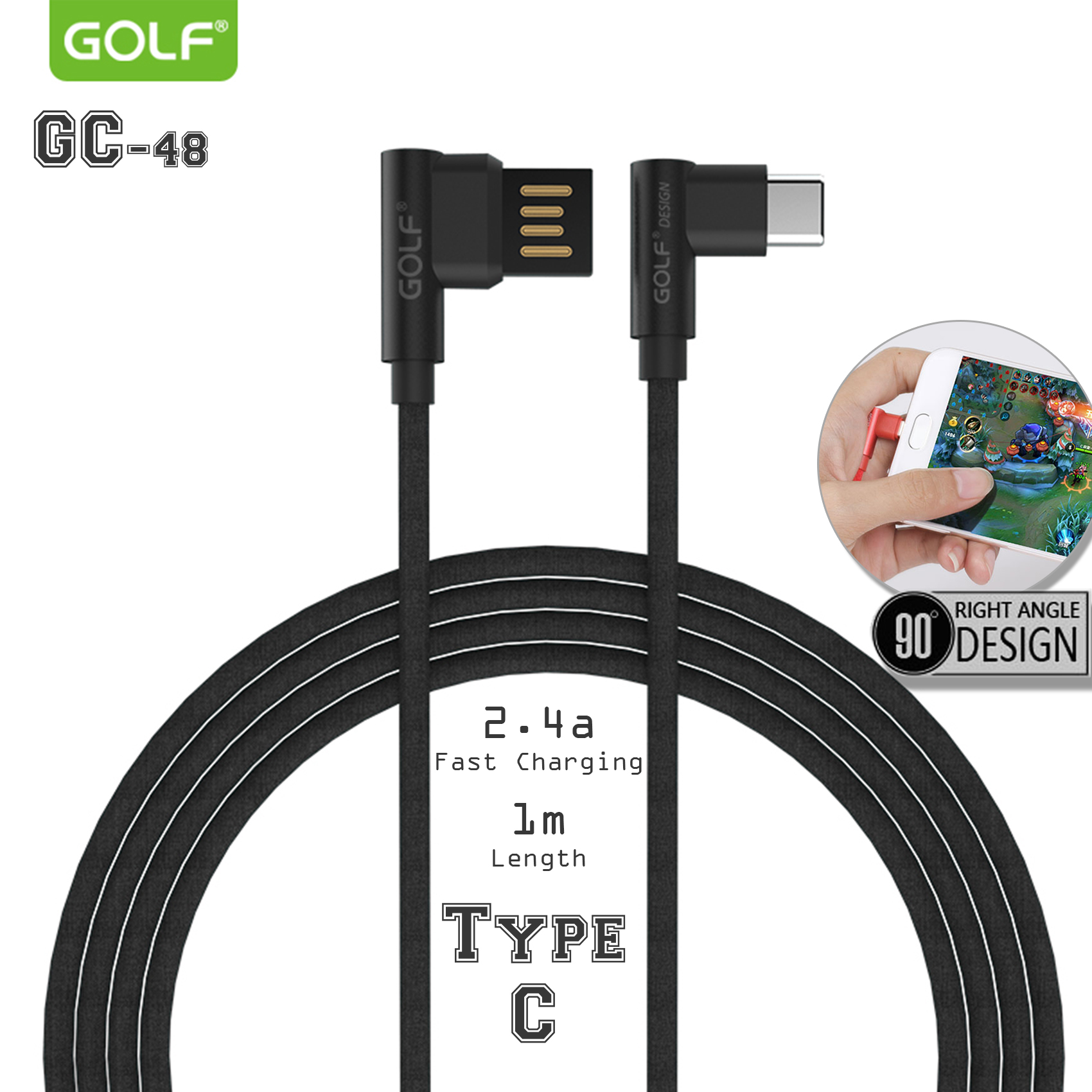 usb kabl tip c 1m 90 golf gc 48t crni 1633_11.jpg