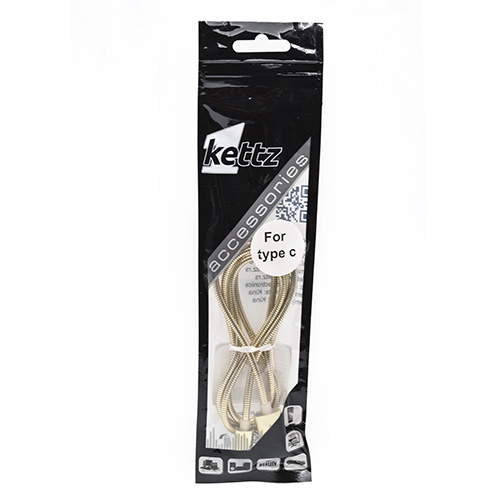 USB metalni kabl na Tip C 1m CAB-K010 Gold usb metalni kabl na tip c 1m cab k010 gold 2847_1.jpg