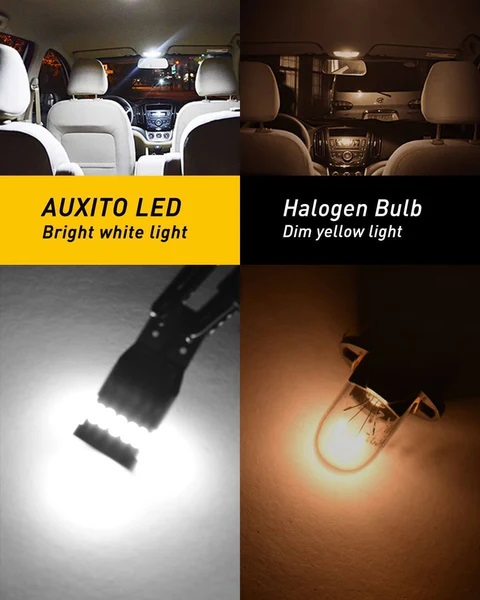 uxito 194 led light bulb 6000k white 168 2825 w5w t10 wedge 24 smd 3014 chipsets error free 12493225918537_x600