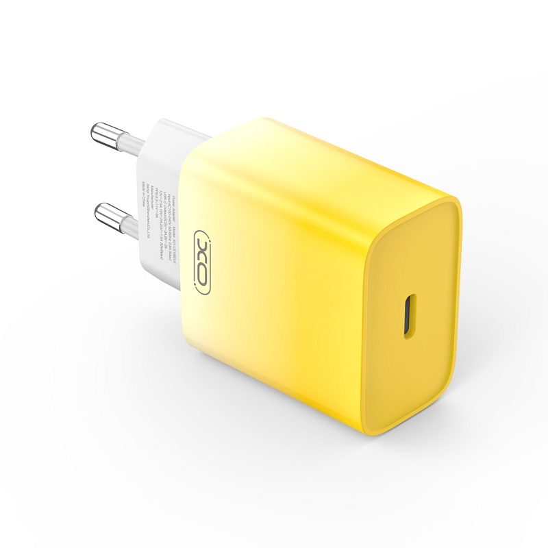 XO Brzi punjač USB-C 30W CE18 žuti xo brzi punjac usb c 30w ce18 zuti 4778_1.jpg