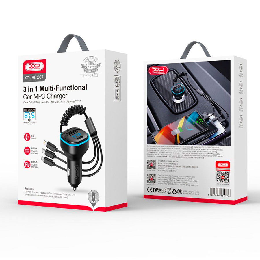 XO FM Modulator BCC07 + USB Data kabl 3in1 xo fm modulator bcc07 usb data kabl 3in1 4409_2.jpg